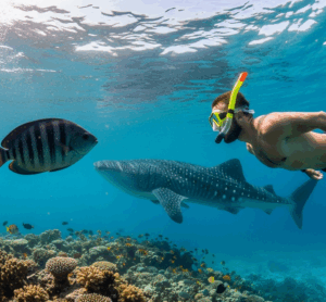 Snorkeling Costa Rica: Underwater view of vibrant marine life and clear waters