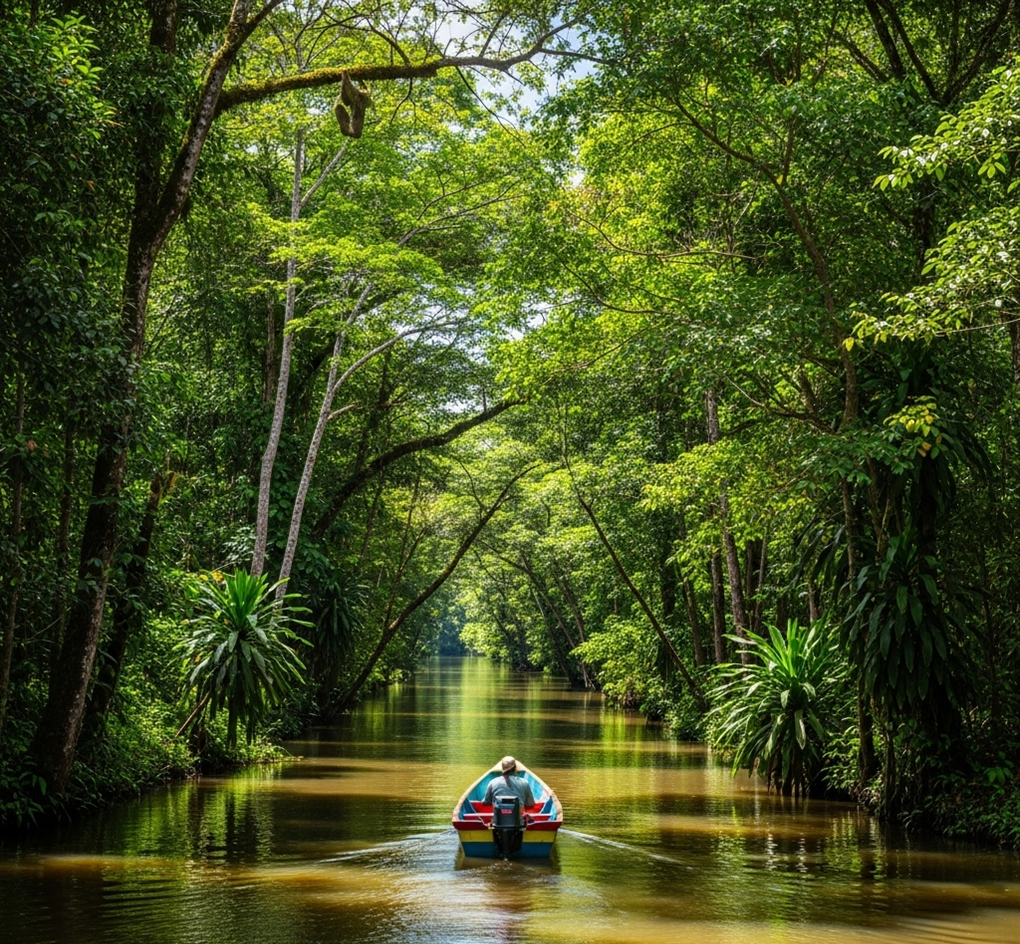Tortuguero National Park and which include  10 Best Places to Visit in Costa Rica