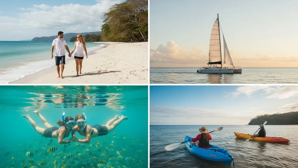 Romantic beach moments and ocean experiences, among the top things to do in Playa Flamingo Costa Rica